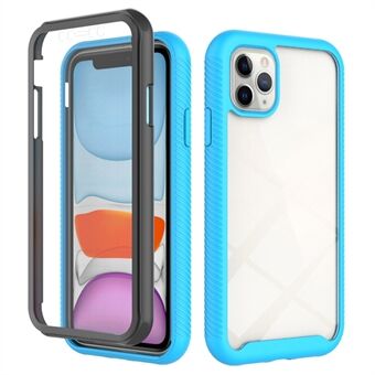 Full-dekning PC+TPU telefonskall med PET skjermbeskytter for iPhone 12/12 Pro