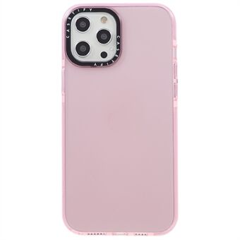 PC+TPU telefondeksel for iPhone 12/12 Pro 6,1 tommers gjennomsiktig fallbeskyttelse bakdeksel