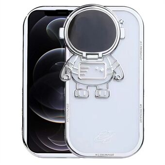 Støtsikkert deksel for iPhone 12 Pro 6,1 tommer Anti-Drop Spaceman Design TPU-telefondeksel med kameralinsedeksel