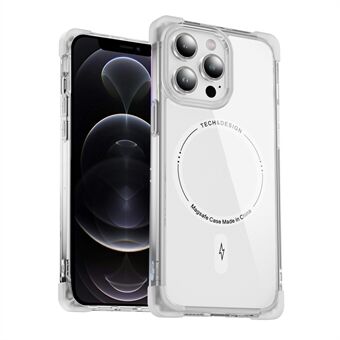 YSM Forsterkede Hjørner Serie for iPhone 12 6.1 tommer / 12 Pro 6.1 TPU+akryl Etui Kompatibel med MagSafe