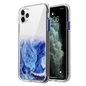 Marmor mønster TPU + akryl hybrid deksel til iPhone 12 Pro Max 6,7 tommer