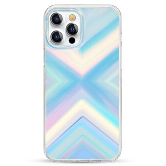 KINGXBAR IML PC + TPU Hybrid-deksel for iPhone 12 Pro Max 6,7 tommer