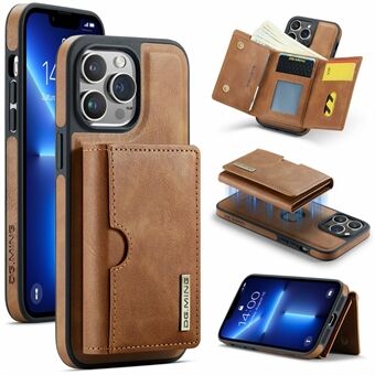 DG.MING M6-serien For iPhone 12 Pro Max Etui Magnetisk Lommebok PU+PC+TPU Telefondeksel