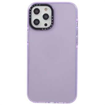 For iPhone 12 Pro Max 6,7 tommers gjennomsiktig anti- Scratch PC+TPU telefonveske Drop Protection Bakdeksel