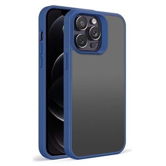 Style G for iPhone 12 Pro Max Fallbeskyttelse Skin-touch Matt TPU+PC-telefondeksel Bakdeksel