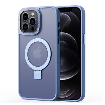 Magnetisk deksel for iPhone 12 Pro Max, Kickstand TPU+PC Matte telefondeksel kompatibel med MagSafe