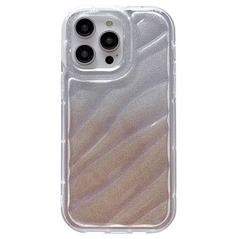 For iPhone 12 Pro Max telefondeksel Myk TPU Interiør Twill Texture Anti- Scratch Deksel