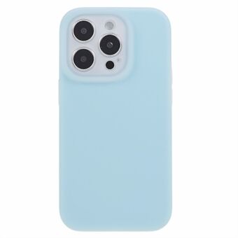 For iPhone 12 Pro Max 6,7 tommer Jelly Liquid Silicone+PC-telefonveske Presis utskjæring Anti-drop bakdeksel