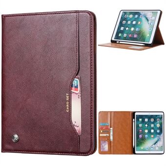 PU Leather Wallet Tablet Protector Cover med pennholder til iPad 10.2 (2020)