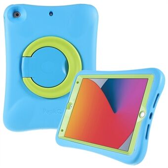 PEPKOO 360-graders rotasjon Kickstand Enhanced Frame EVA nettbrettdeksel for iPad 10.2 (2021)