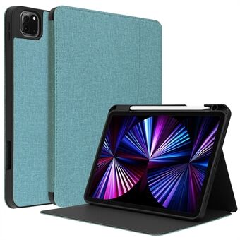 Forretningsstil fallsikker TPU + PU- Stand nettbrettdeksel for iPad Pro 11-tommers (2021)