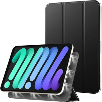 Magnetisk absorpsjon Tri-fold Stand PU lær nettbrettetui Shell med automatisk vekking/søvnfunksjon for iPad mini (2021)