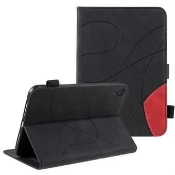 Tofarget skjøting Full beskyttelse Støtsikker kortholder PU-skinn nettbrettetui Stand Shell Protector for iPad mini (2021)