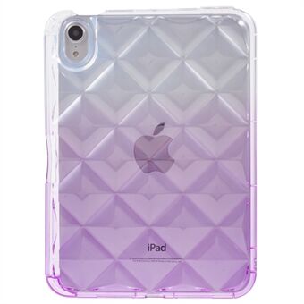 For iPad mini (2021) Airbag Diamond Texture Nettbrettdeksel Gradient Myk TPU Anti-drop-veske