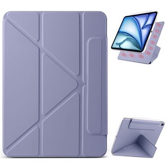 For iPad mini (2024) / (2021) Etui PC + PU Lær Origami Stativ Magnetisk Nettbrettdeksel