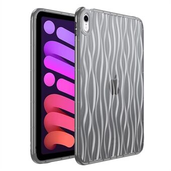 Gjennomsiktig nettbrettetui for iPad mini (2021), Wave Texture Soft TPU Anti-drop-deksel