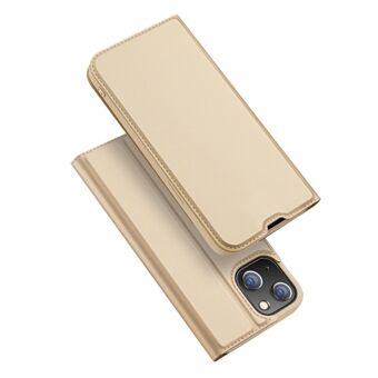 DUX DUCIS Skin Pro Series Folio Flip Card Holder Design Lærdekselveske med Stand for iPhone 13 6,1 tommer