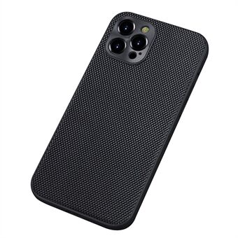 Anti-skli 3D Nylon + PC + TPU Hybrid telefon beskyttende bakdeksel for iPhone 13 6,1 tommer