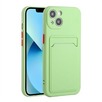 Kortspordesign Fleksibel TPU-telefonbakdeksel for iPhone 13 6,1 tommer