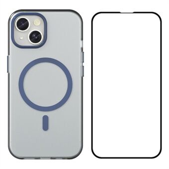 WANLONFENG LK1-serien for iPhone 13-deksel kompatibel med MagSafe TPU+PC-deksel med skjermfilm