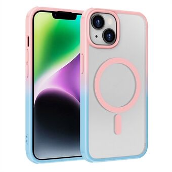 For iPhone 14 / 13 Magnetisk Etui Silkeaktig Berøring TPU+PC Anti-Fall Telefondeksel