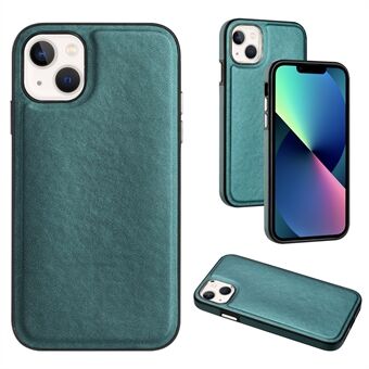 YB Leather Coating Series-6 For iPhone 13 PU Leather+TPU Shell støtdempende mobiltelefondeksel