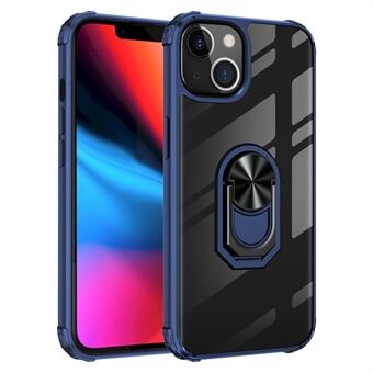 Ring Kickstand PC + TPU Hybrid-deksel til iPhone 13 Pro - Blue