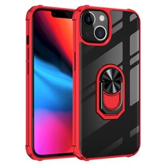 Ring Kickstand PC + TPU Hybrid-deksel til iPhone 13 Pro - Red