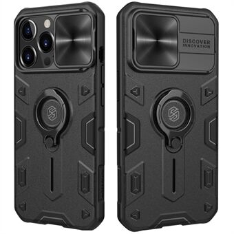 NILLKIN CamShield Armor Case Hybrid telefondeksel med kamerabeskyttelse og Ring for iPhone 13 Pro 6,1 tommer