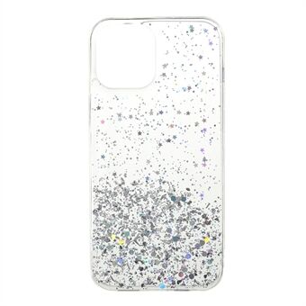 Sparkle Starry Sky Epoxy Anti Scratch Myk TPU telefonveske beskytter for iPhone 13 Pro 6,1 tommer