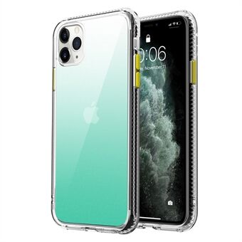 Gradient Color TPU + Akryl Combo Beskyttende skall på baksiden Lett Anti-Drop telefondeksel for iPhone 13 Pro 6,1 tommer