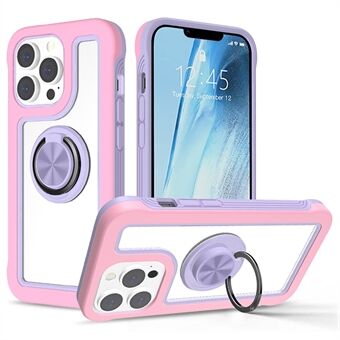 Myk fleksibel TPU Hard PC Anti-skli beskyttende telefonveske med magnetisk støtte for iPhone 13 Pro 6,1 tommer