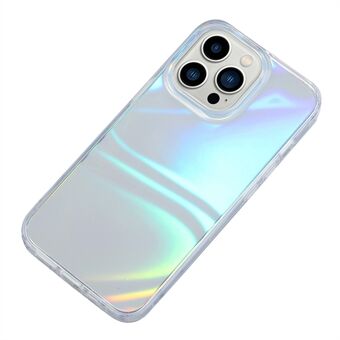 Minimal Series For iPhone 13 Pro 6.1 inch Back Cover, Gradient Color IMD Laser Effect Shockproof TPU + PC Hybrid Phone Case