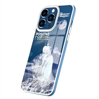 YOOBAO For iPhone 13 Pro 6,1 tommers fallsikker TPU-telefonveske Volcano Iceberg -mønsterutskrift bakdeksel