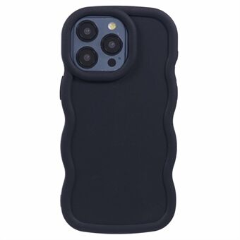 XL-serien for iPhone 13 Pro-dekselet er solid farge med bølgete kanter, laget av TPU-materiale.