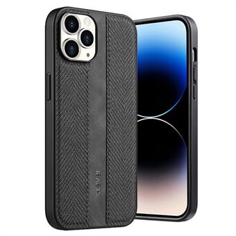 X-LEVEL For iPhone 13 Pro Deksel Stoffsete Sklisikker Lær+TPU Telefondeksel