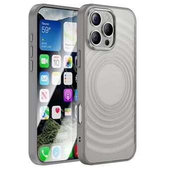 For iPhone 13 Pro Etui Akryl+TPU Telefon-deksel Vannbølge Tekstur