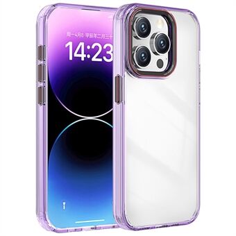 For iPhone 13 Pro Deksel PC+TPU Fallbeskyttelse Gjennomsiktig Telefondeksel