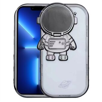 For iPhone 13 Pro 6,1 tommers anti-fall beskyttelsesveske Spaceman Design TPU telefonskall med kameralinsedeksel