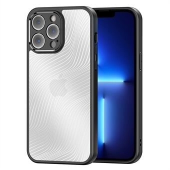 DUX DUCIS Aimo Series for iPhone 13 Pro Matte telefondeksel Hybrid TPU+PC-bakdeksel (REACH-sertifisering) - Svart