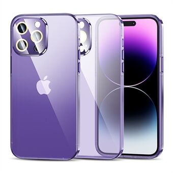 For iPhone 13 Pro Krystallklart deksel Hybrid TPU+PC Drop Protection Telefonveske med kameralinsebeskytter