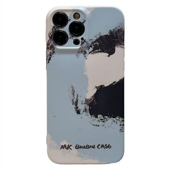 For iPhone 13 Pro IMD Paint Pattern Telefonveske Fleksibelt TPU matt deksel