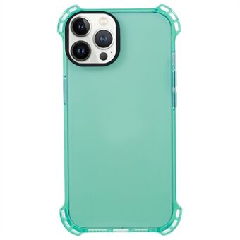 For iPhone 13 Pro 6,1 tommers mobiltelefondeksel 2,5 mm fire hjørner anti-slipp TPU-deksel med lang snor