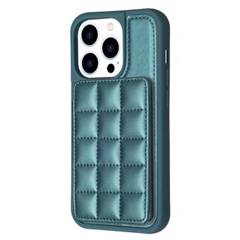 Style-BF24 For iPhone 13 Pro 6,1 tommers PU-skinnbelagt TPU-telefondeksel Kickstand-bakdeksel med kortspor