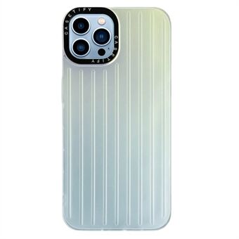 For iPhone 13 Pro 6,1 tommers koffertform Matt Hard PC-telefonveske Laser Gradient Telefondeksel