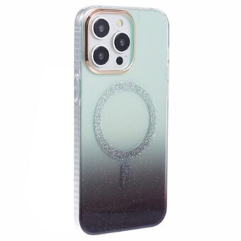 For iPhone 13 Pro Deksel Slank TPU+Acrylic Bakdeksel Kompatibel med MagSafe