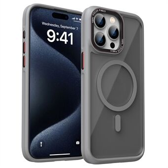 For iPhone 13 Pro 6,1 tommer Magnetisk Telefondeksel TPU+Acrylic Anti-fall Skall Kompatibel med MagSafe