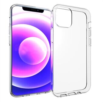 10 stk / pakke klart TPU-deksel med sklisikker innerside uten vannmerke for iPhone 13 mini 5,4 tommer