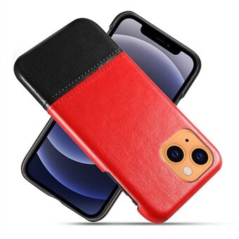 KSQ Tofarget skjøting PU-skinnbelagt PC-beskyttende telefonskall for iPhone 13 mini 5,4 tommer