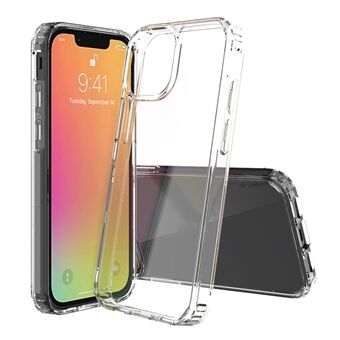 Anti Scratch Støtsikker akryl + TPU støtfanger Transparent beskyttende bakdeksel for iPhone 13 mini 5,4 tommer